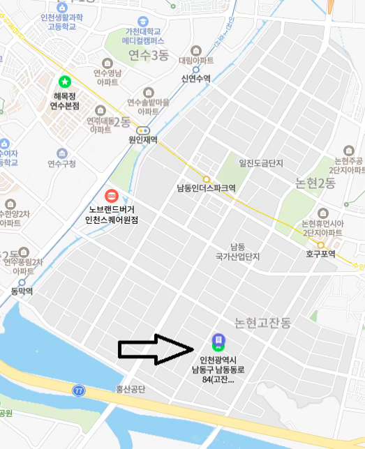 회사 위치 지도